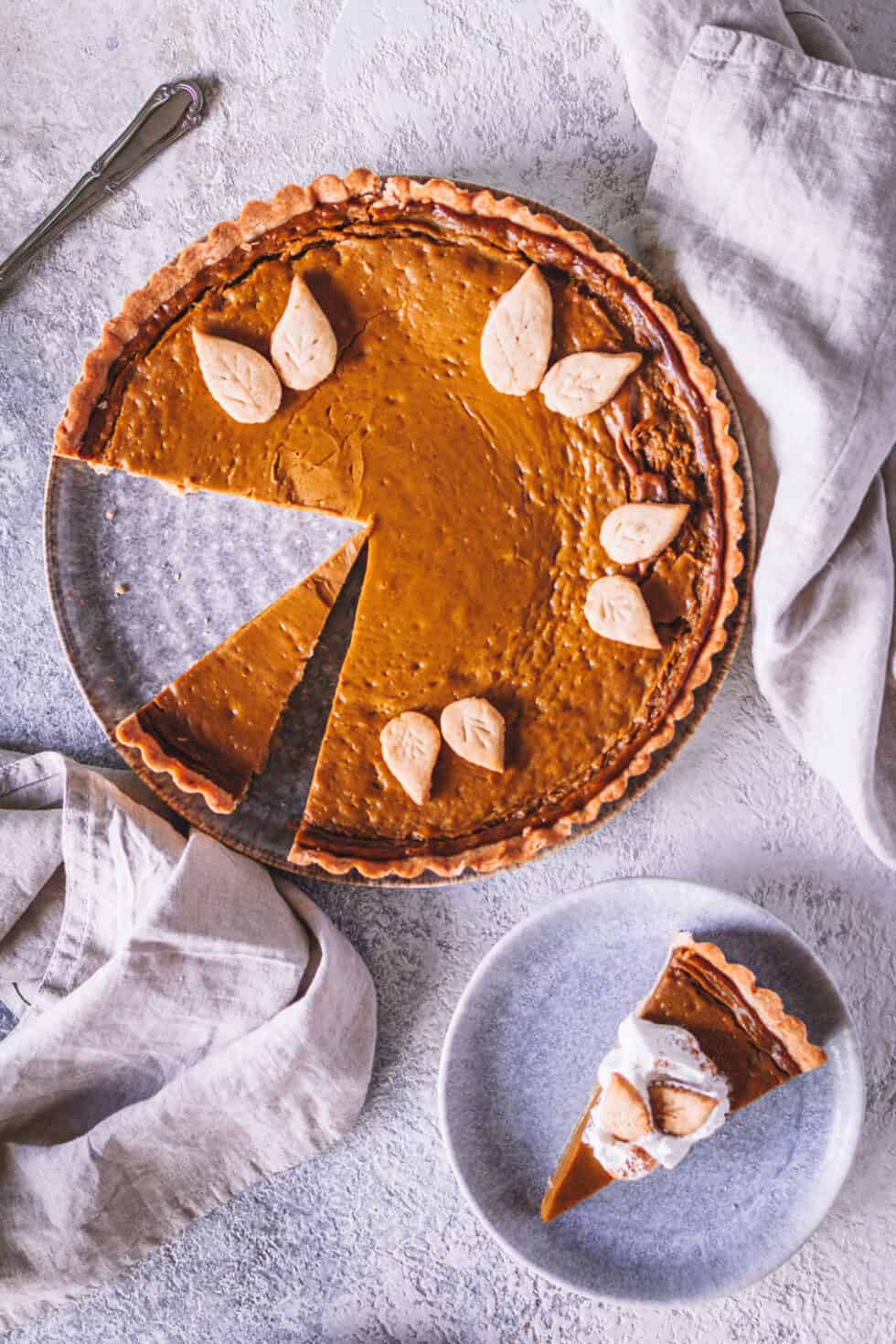 Veganer Pumpkin Pie: Amerikanischer Kürbiskuchen