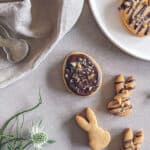 Osterhasen-Plätzchen mit Nougat-Füllung: vegan und einfach köstlich