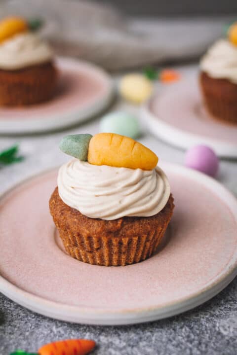 Möhren Muffins: Carrot Cupcakes (vegan)