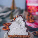 Vegane Flødeboller: dänische Spezialität mit Brezel-Boden und Schokolade