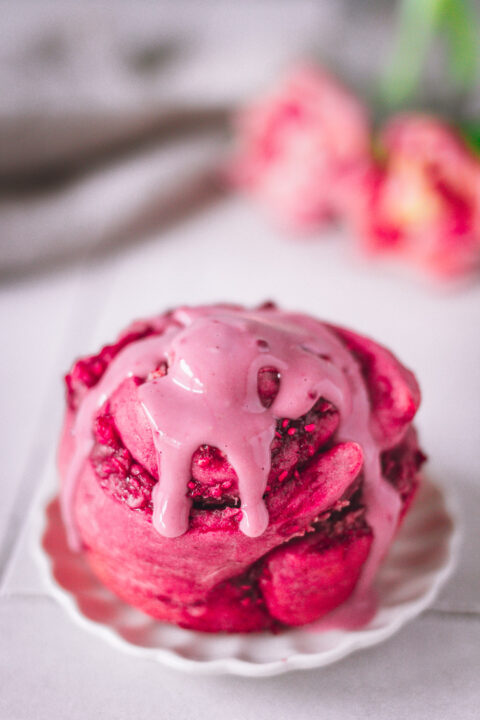 Pinkes Cashewmus (vegan &amp; natürlich)