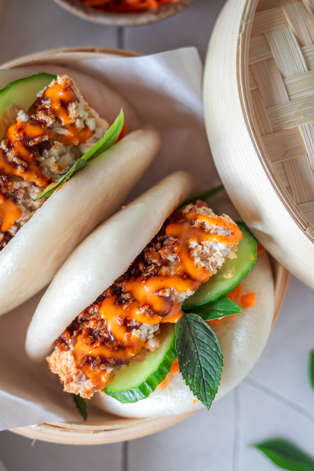 Außen weich und innen crunchy, so müssen Baos sein!